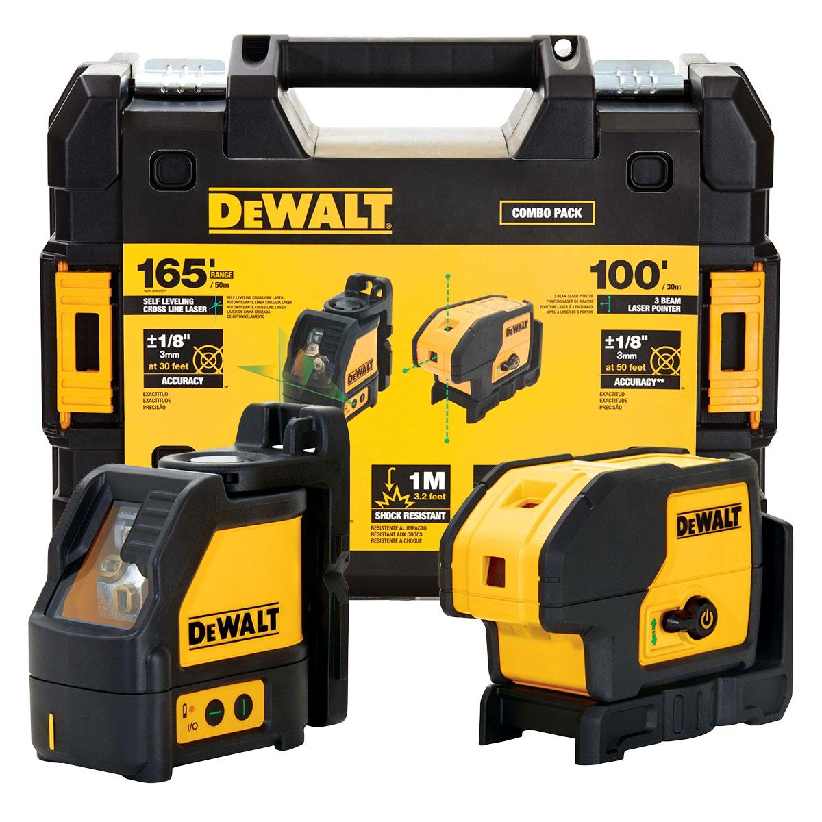 DeWalt Green Line Spot Laser Combo